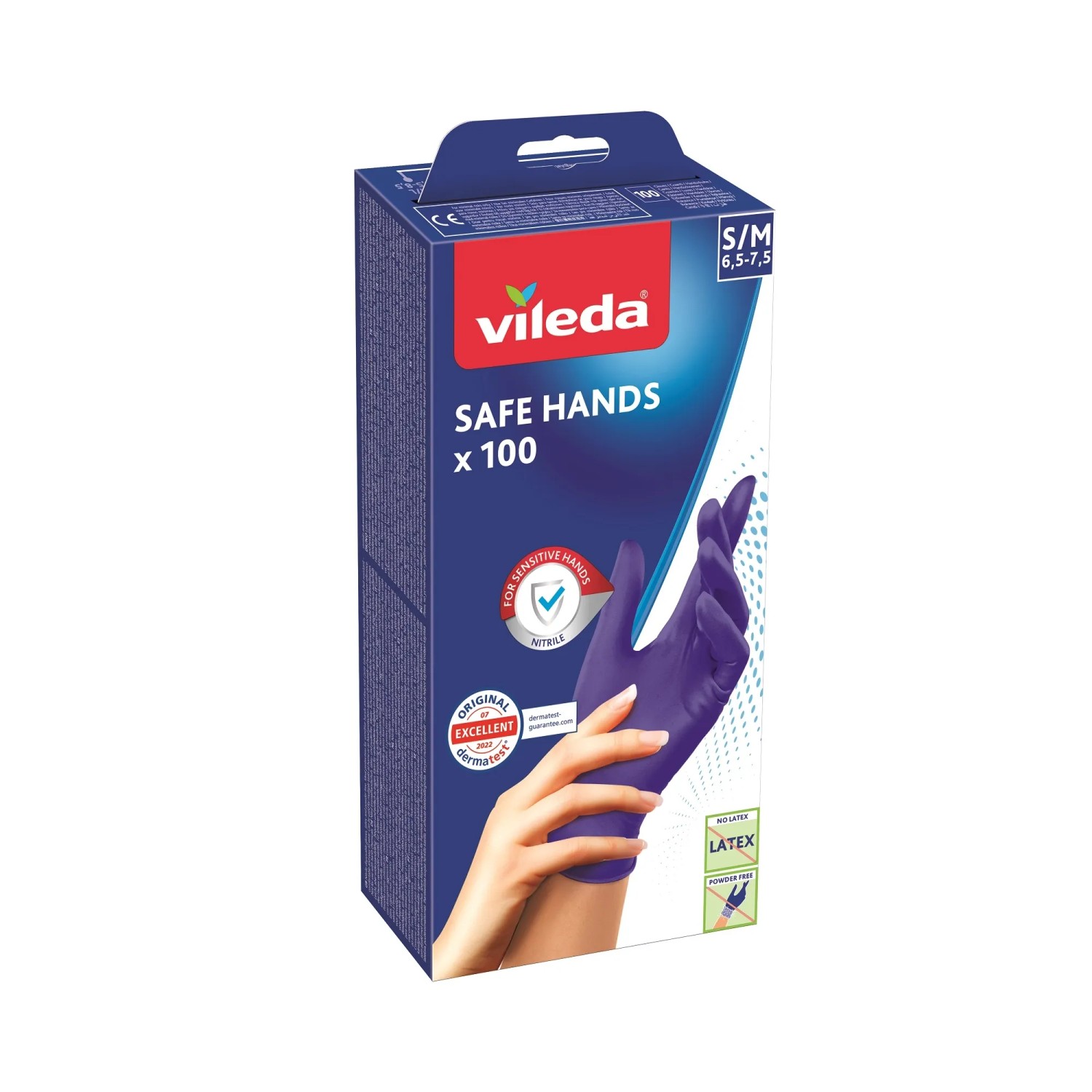 E-shop Vileda Safe Hands rukavice 100 ks, veľ. S/M