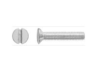 Závitová skrutka so zápustnou hlavou PZ bielo pozinkovaná M6 x 80 mm - na váhu