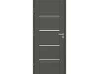 Voster Rámové falcové interiérové dvere MOBI 10, fólia Finish, grafit mat, 80 P Voster Rámové falcové interiérové dvere MOBI 10, fólia Finish, grafit mat, 80 P