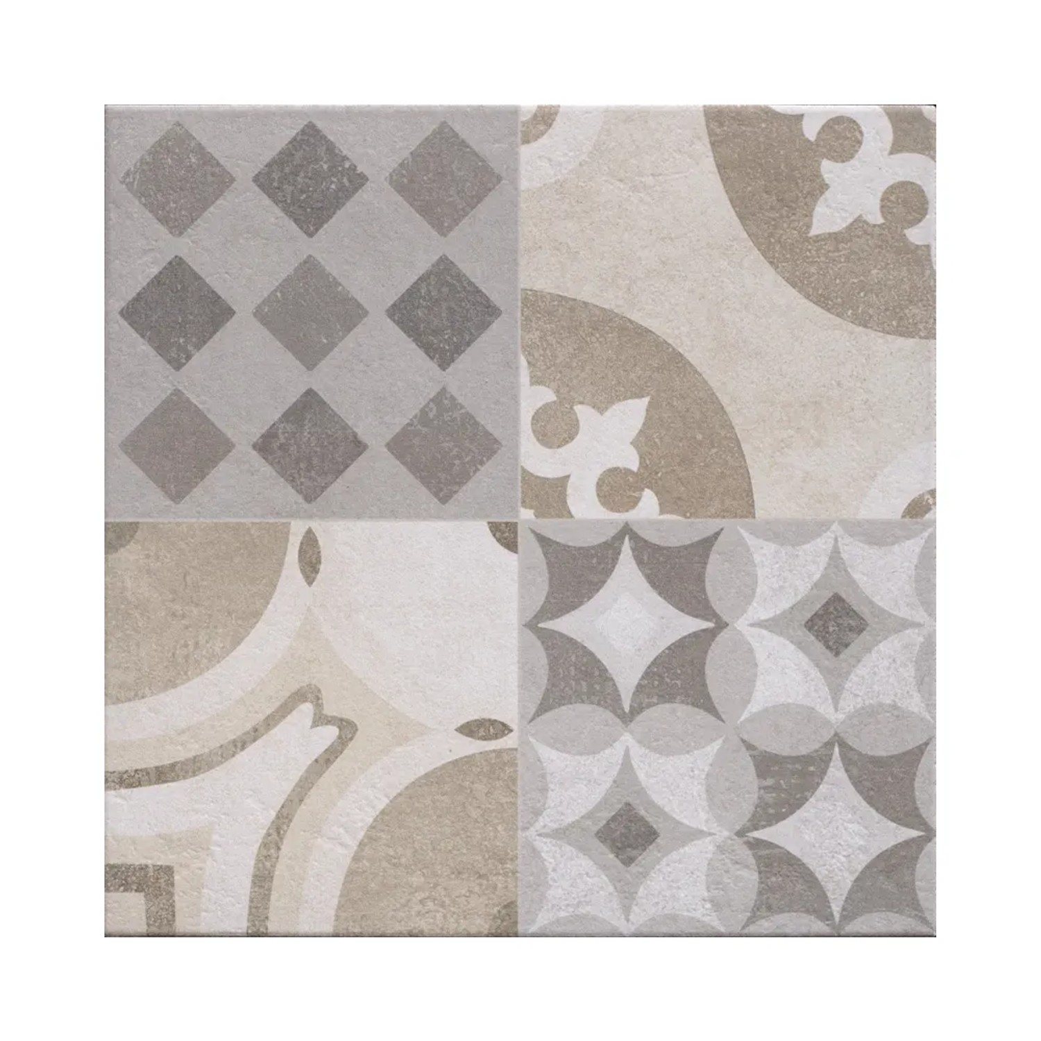 E-shop Ceramiche Serra Dlažba Cementina hnedá 34 x 34 cm
