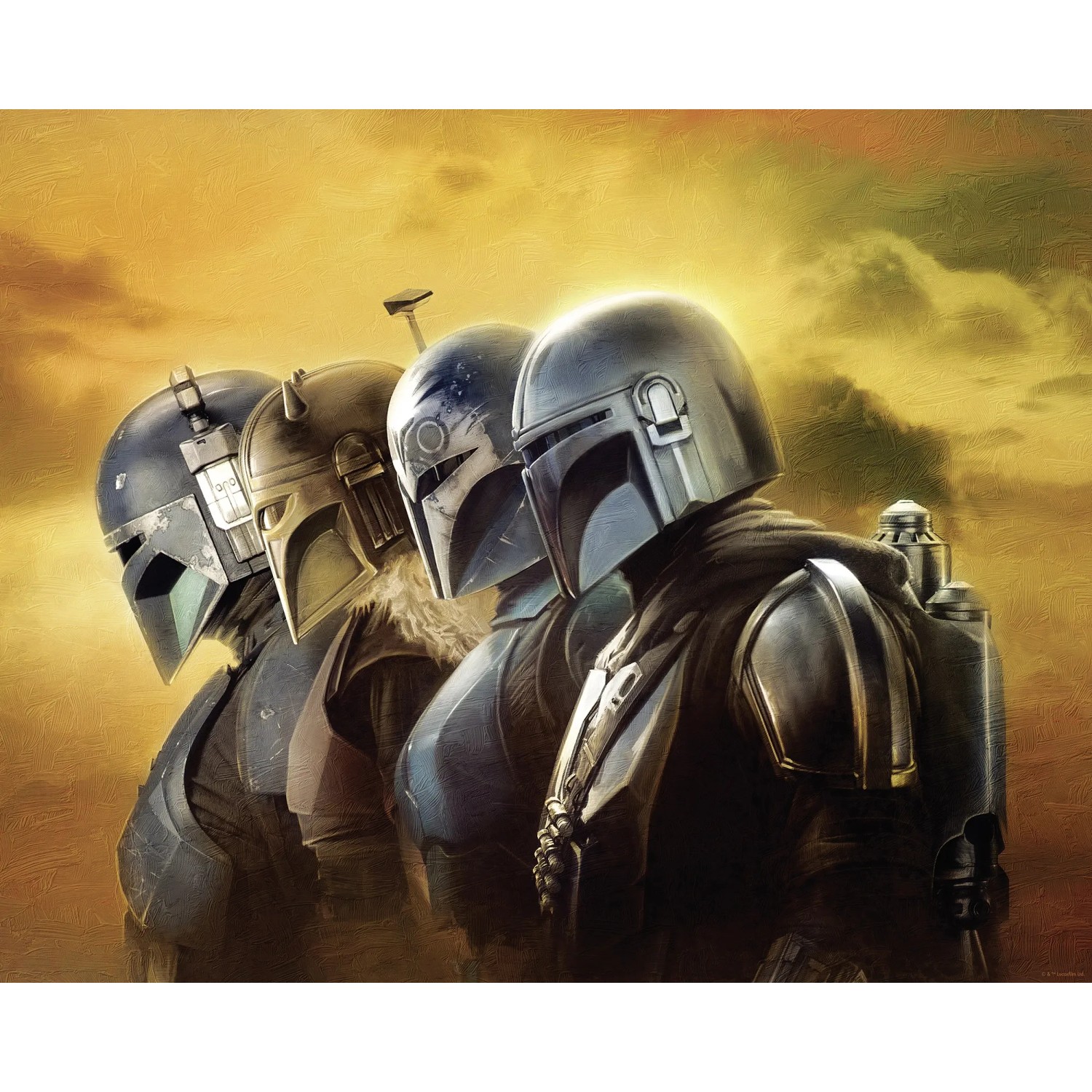 E-shop Komár Plagát Star Wars Mandalorian Line Up 40 x 50 cm