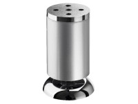 Hettich Noha nábytku pr. 50 mm x 100 mm matný chróm