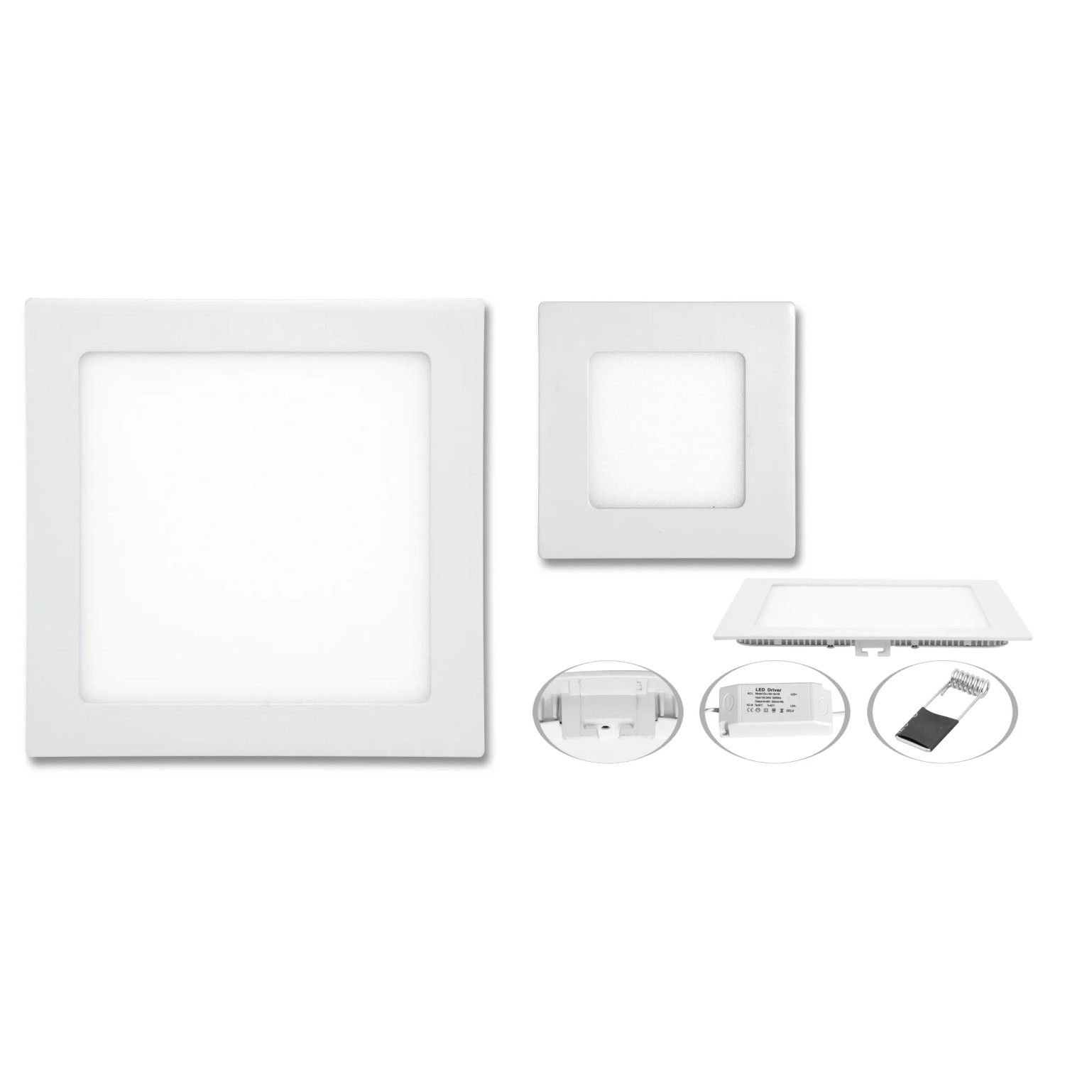 E-shop Ecoplanet LED vstavané svietidlo RAFA 120 x 120 mm