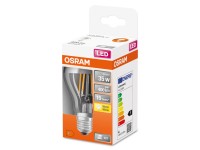 OSRAM LED žiarovka CLA34 zrkadlová 4 W E27 2700 K teplá biela strieborná