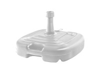 Plastový stojan na slnečník, biela, 16 l