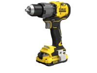 Stanley Fatmax V20 Aku bezuhlíková vŕtačka SFMCD726D2K-QW s príkl. 18V (2x2.0Ah)