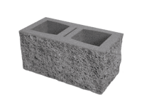 DITON Plotová tvárnica D1 trojstranná prírodná 40 x 19,5 x 19 cm