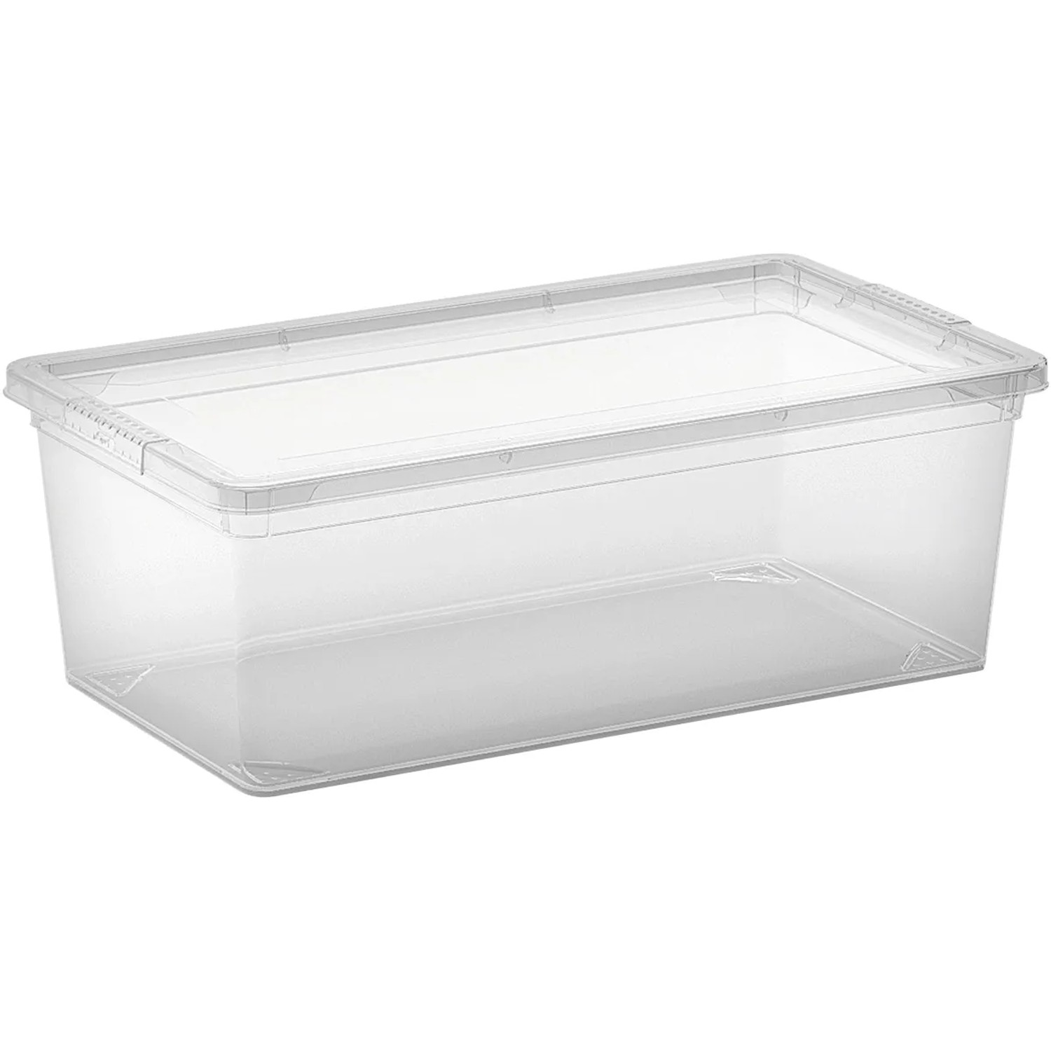 E-shop Kis Úložný box s vekom C Transparent XS, 12 x 33,5 x 19 cm
