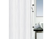 Spirella Sprchový záves Textil Raya, biely, 180 x 200 cm