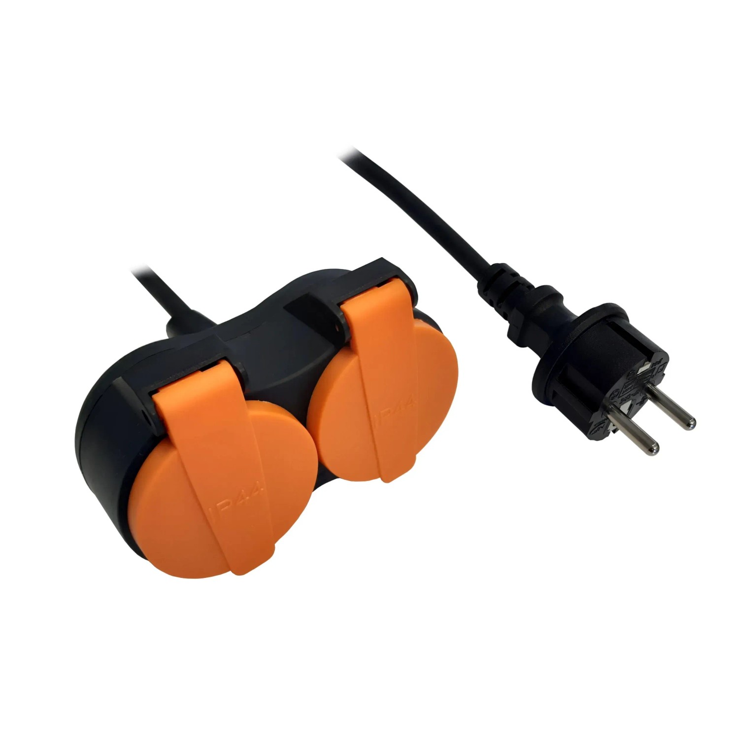 E-shop Düwi Vedenie 2 zásuvky H05RR-F IP44, 1 m