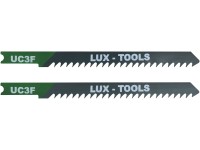 LUX-TOOLS Listy priamočiarej píly na drevo jemné upínanie U, 2 ks