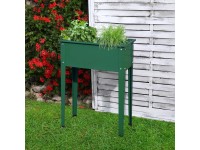 Floraworld Vyvýšený záhon Season zelený 60 x 30 x 80 cm