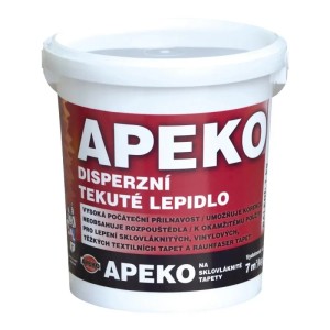 Vedro disperzného lepidla na tapety APEKO pre sklolaminátové tapety.