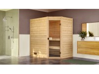 Weka Sauna Valida rohová 1, sklenené dvere