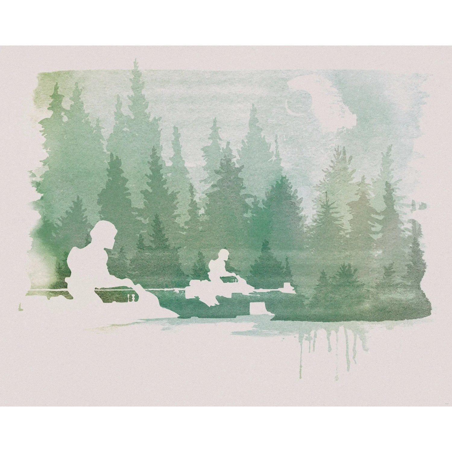 E-shop Komar Vliesová fototapeta Star Wars Endor Speeders 350 x 280 cm