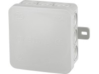 Rozbočovacia krabica na omietku 70 mm x 70 mm, IP54 sivá