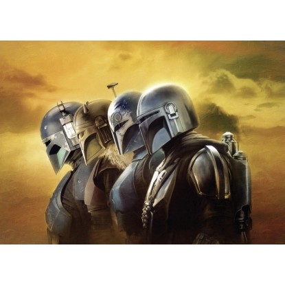Komár Plagát Star Wars Mandalorian Line Up 50 x 70 cm
