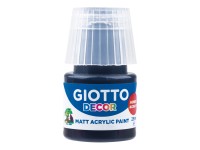 GIOTTO Akrylová farba Decor Acrylic MATT čierna, 25 ml