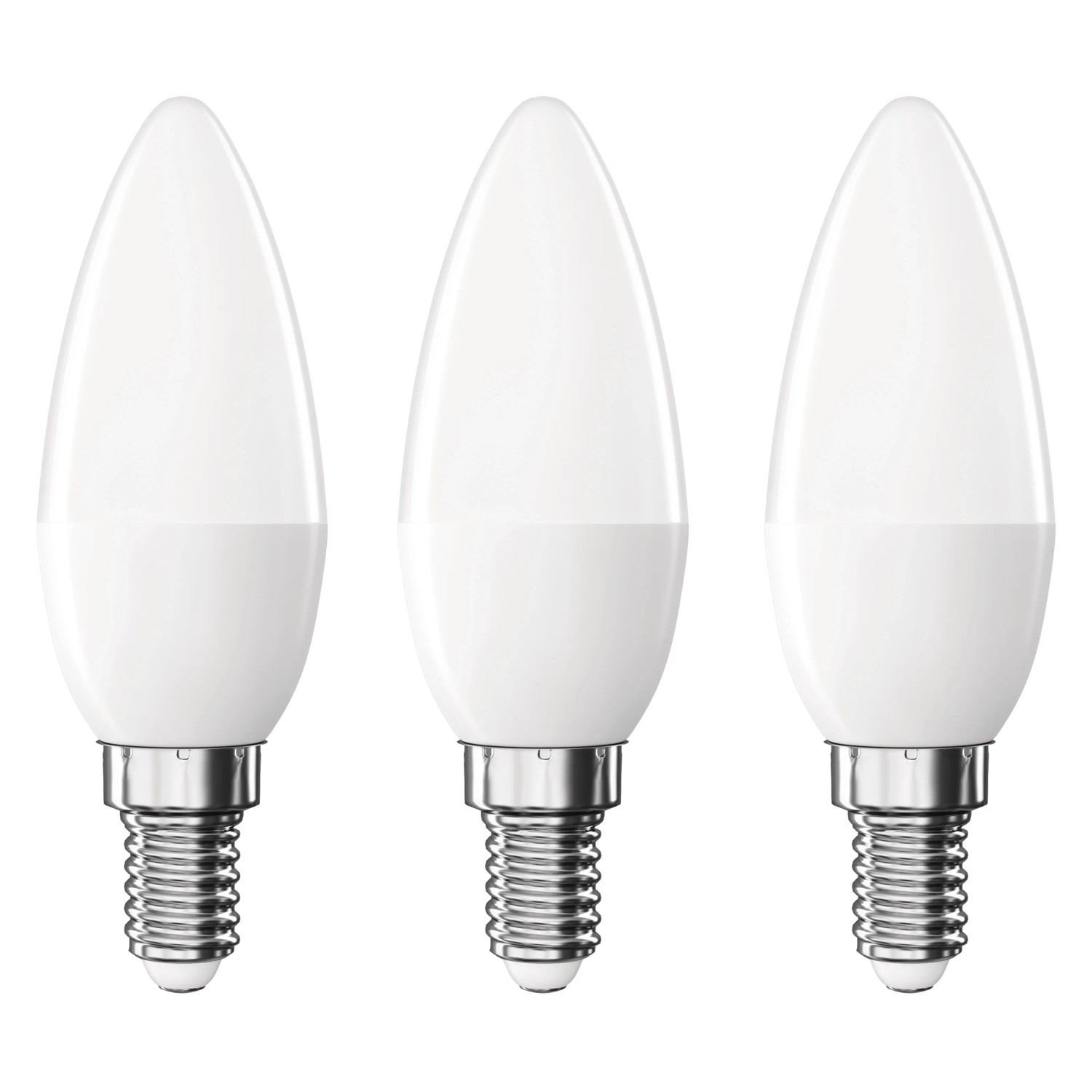 E-shop EMOS LED žiarovka Classic sviečka, E14, 4,2W (40W), 470lm, 2700K, 3 ks