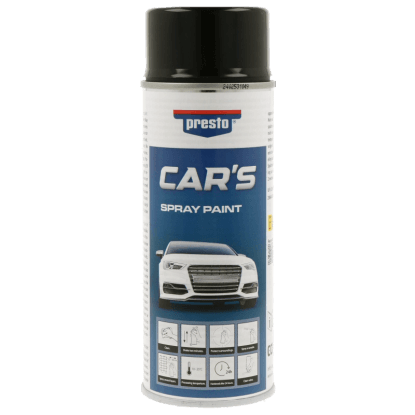 Presto Cars Lak čierna lesklá 400 ml