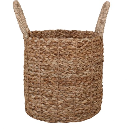 Košík s ušami z morskej trávy prírodná, pr. 23 x 23 cm