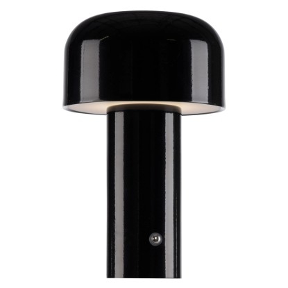 Just Light. Nabíjacia stolná LED lampa Agnes 2700-5000K čierna pr. 12,9 x 21,6cm
