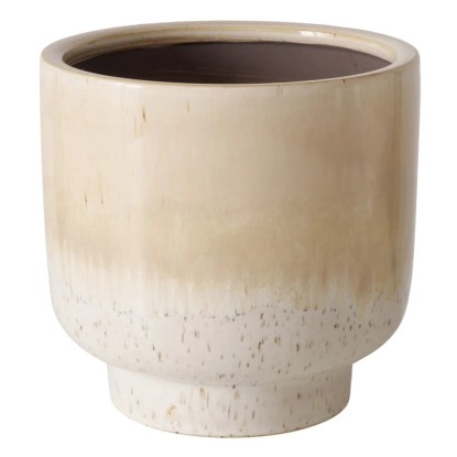 Boltze Home Kvetináč Karmina S, krémová/béžová, pr. 19,5 x 18 cm