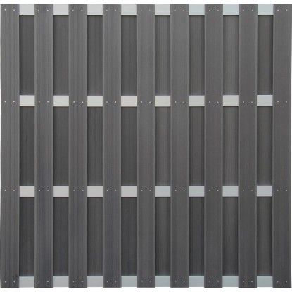 OBI Plotový prvok WPC/ALU antracitový 180 x 180 cm