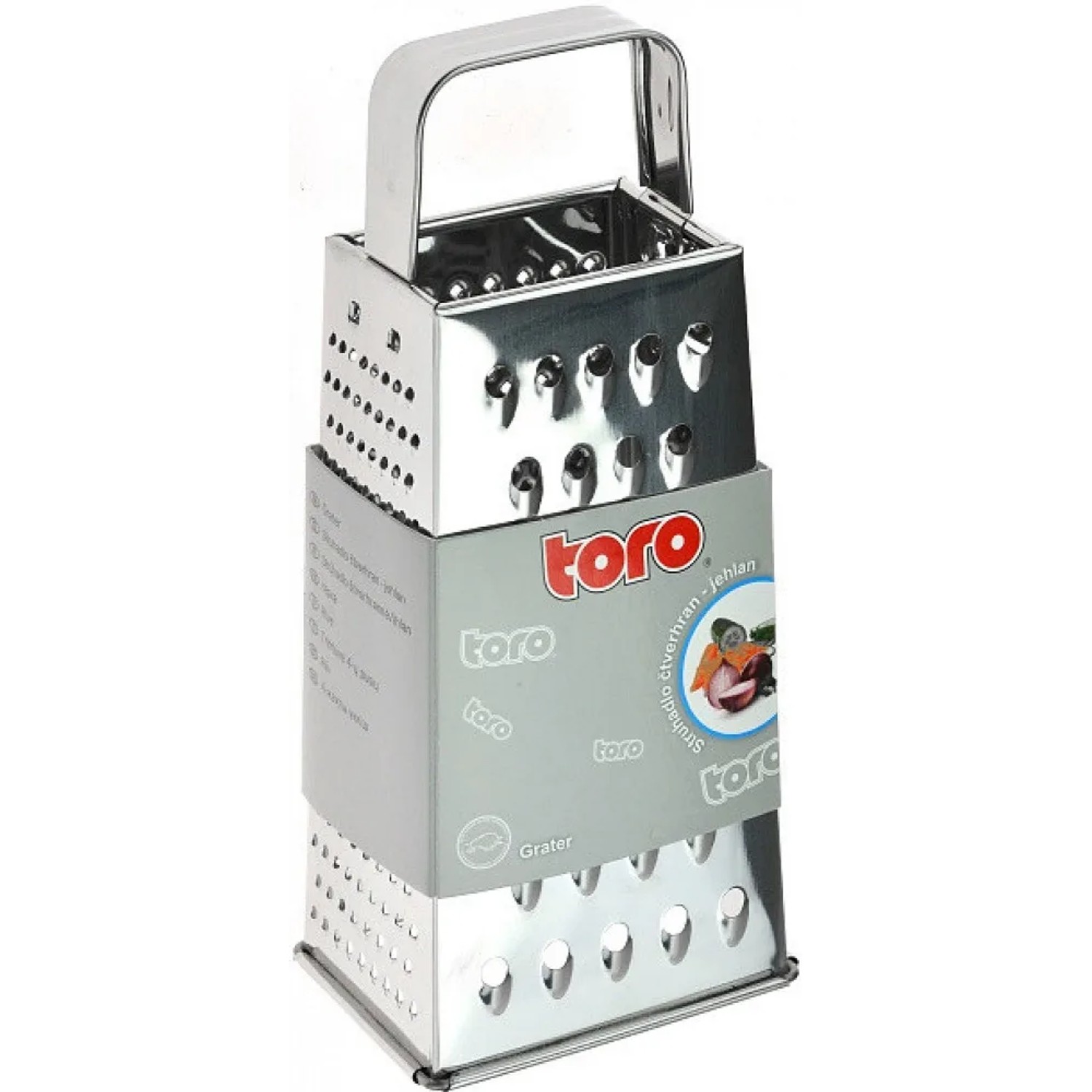 E-shop Toro Strúhadlo štvorhranné, nerez 9 x 20 cm