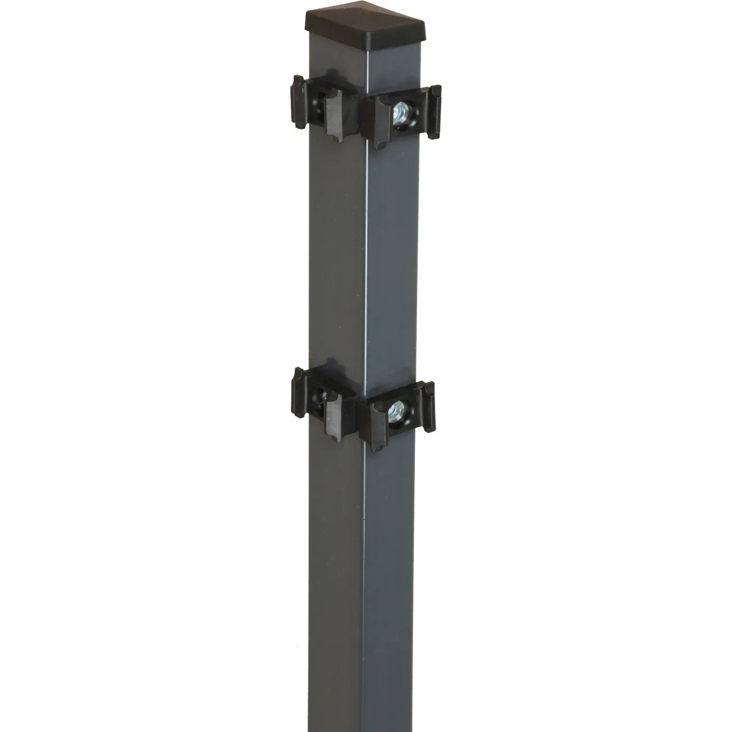 E-shop Rohový stĺpik pre dvojité zvárané pletivo antracitový 120 cm x 4 cm x 6 cm