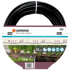 Gardena Kvapková rúrka, 25 m, pre systémy Micro-Drip na nadzemné a podzemné zavlažovanie živých plotov a kríkov.