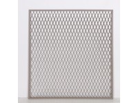 Dieda Výplň zábradlia Linus hliníková mriežka ťahokov taupe, 950 x 867 mm