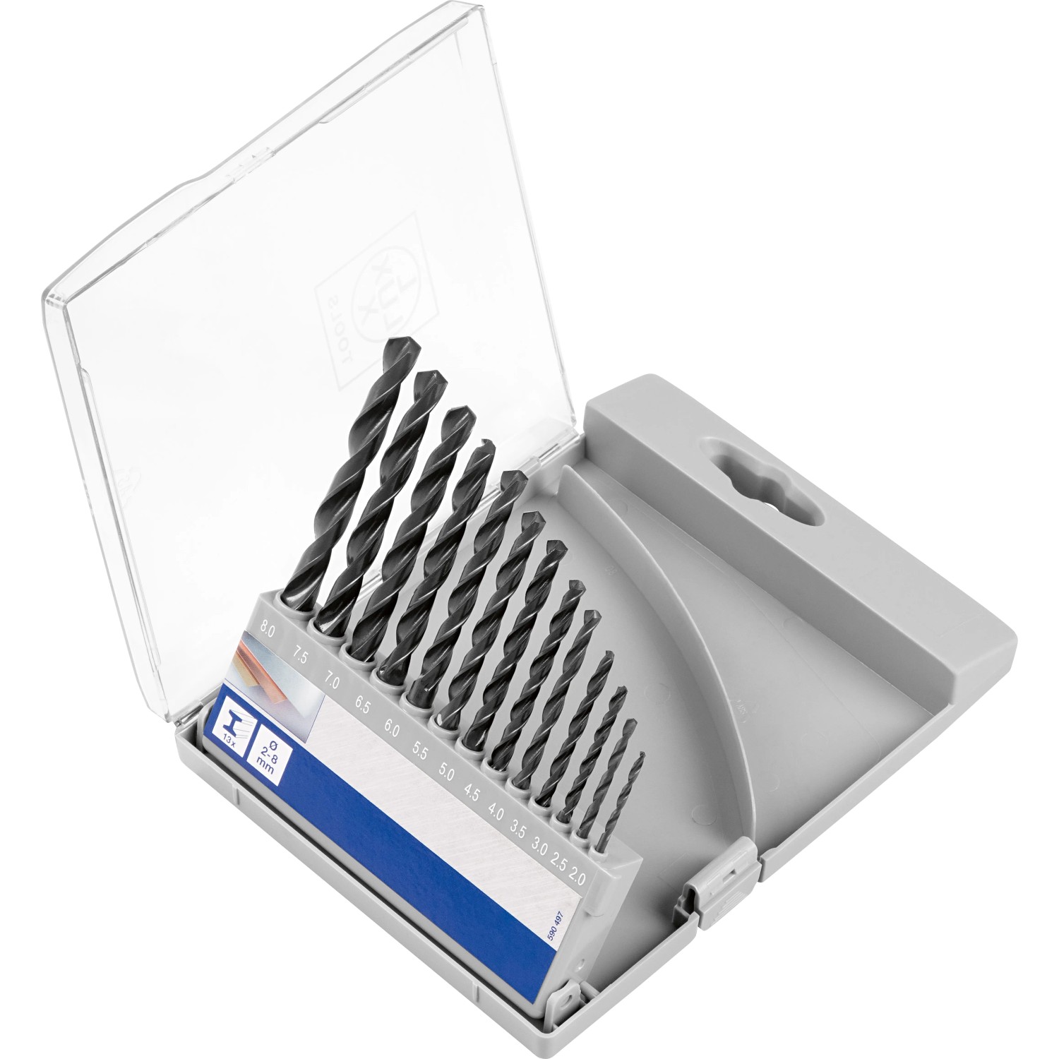 LUX-TOOLS Súprava vrtákov do kovu Comfort 13-dielna