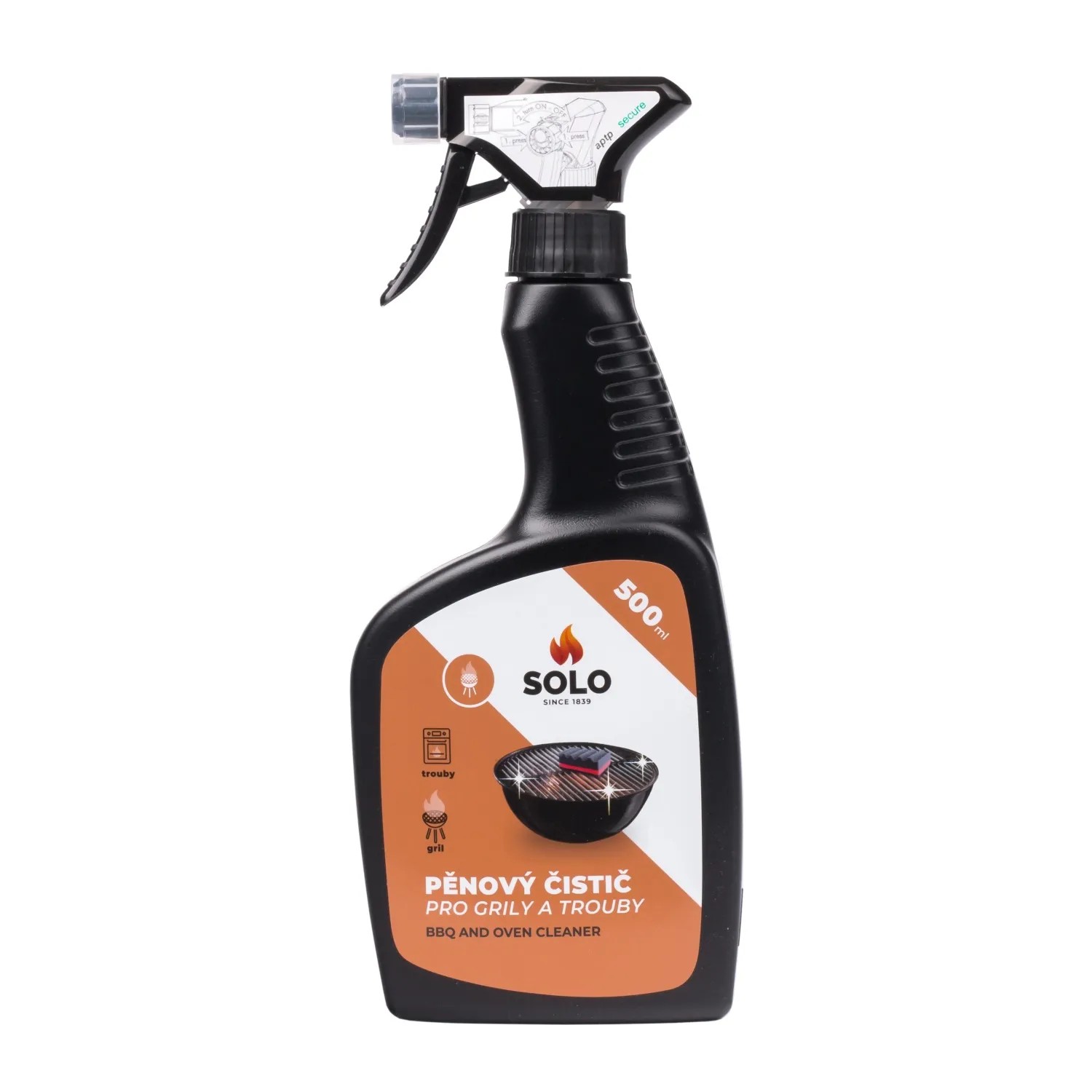 E-shop SOLO Penový čistič pre grily a rúry 500 ml