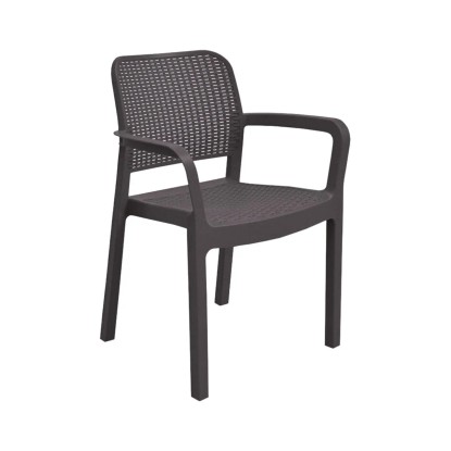 Keter Záhradná stolička Samanna, hnedá, 53 x 58 x 83 cm