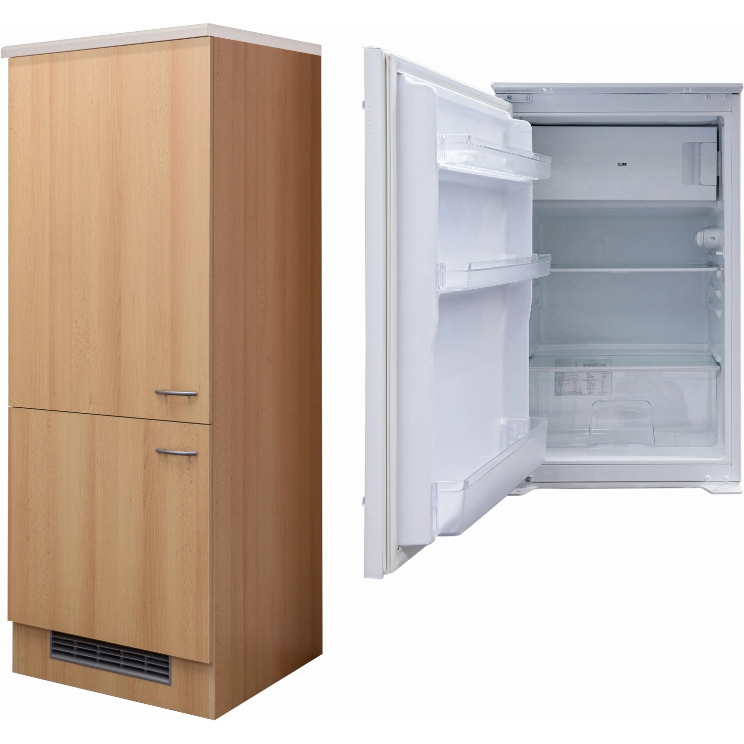 E-shop Flex-Well Kuchynská skrinka Nano vr.chlad. H-Tech WR2200 60 x 161,6 x 57,1 cm