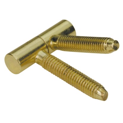 Záves na zavŕtanie priemer 8 mm poniklovaná oceľ, 2 ks