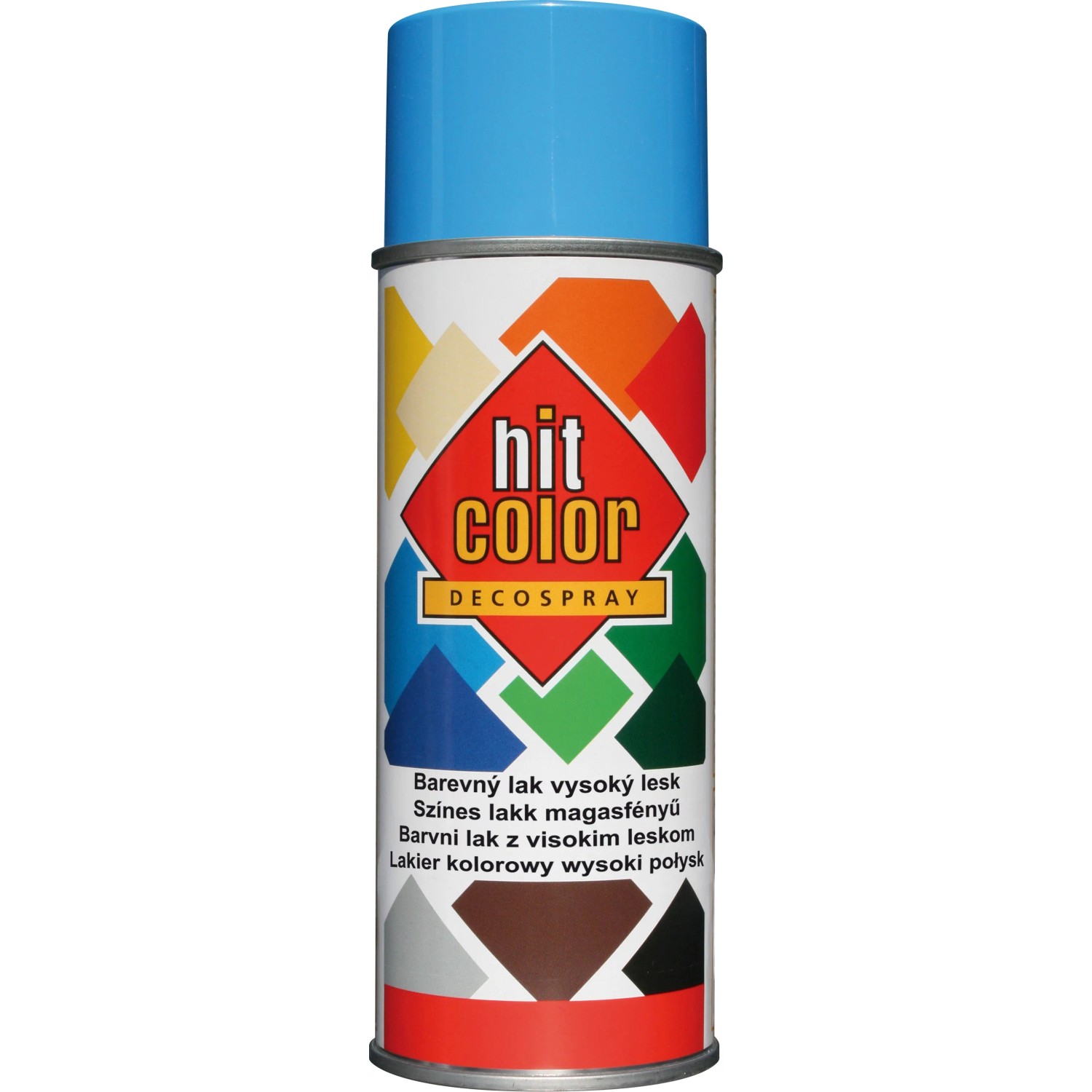 E-shop hitcolor Dekoratívny lak v spreji vysoký lesk RAL 5015 nebesky modrý 400 ml