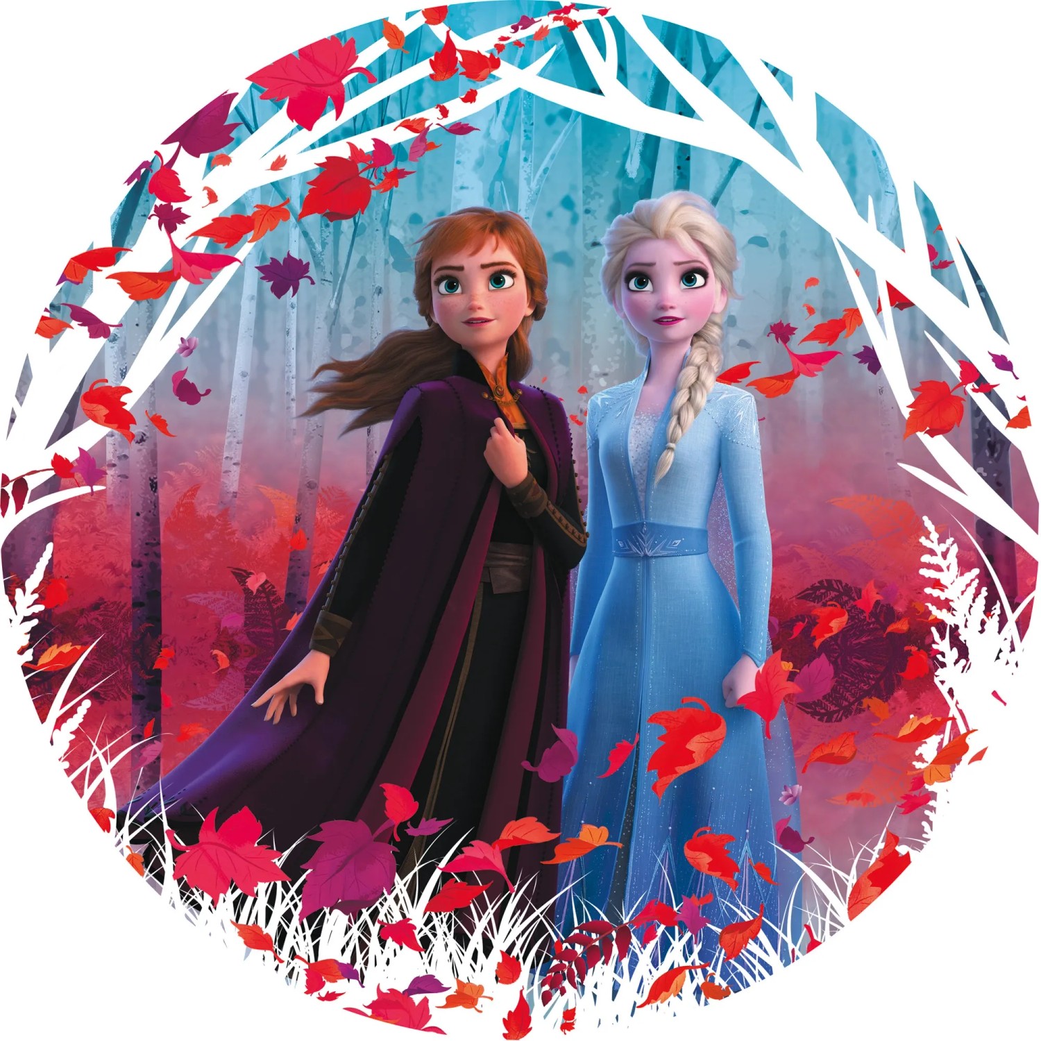 E-shop Komar Samolepiaca vliesová fototapeta Dot Frozen 2 Winter is coming 125 x 125 cm