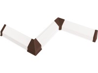 Kaindl Súprava rohov a koncoviek na lišty k pracovnej doske 1091 čokoládová hned