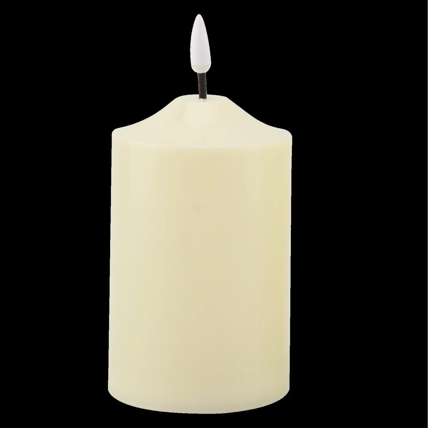 E-shop EURAKLES LED sviečka biela/biely plamienok 150 x 75 mm, 1 ks