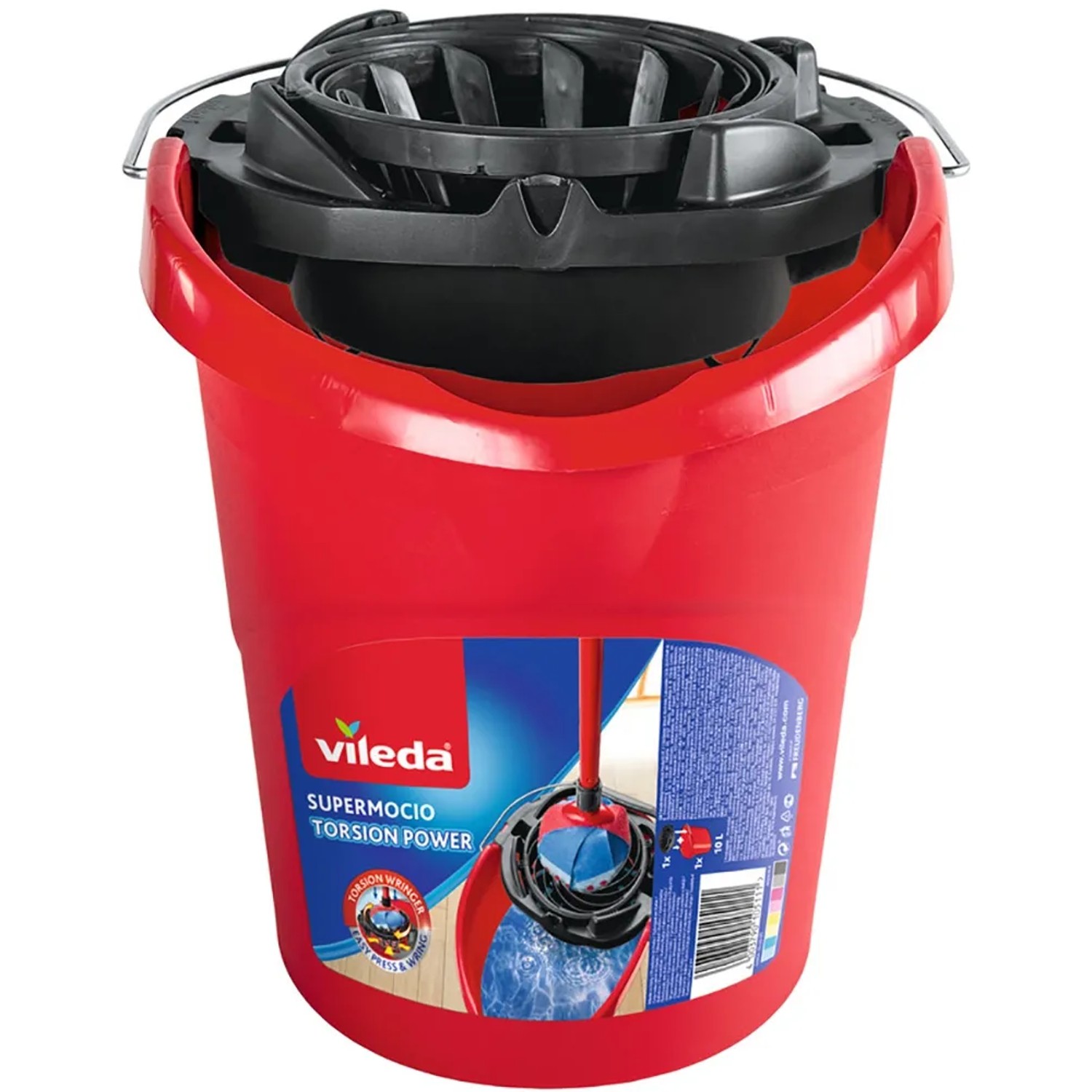 E-shop Vileda SuperMocio vedro na mop so žmýkacím košom