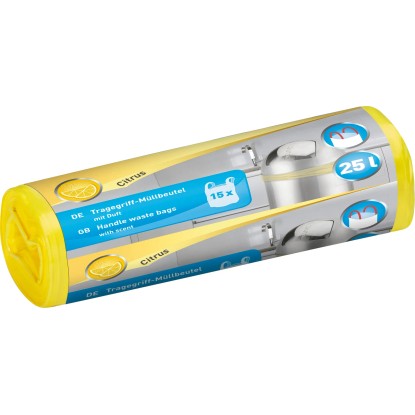 Vrece na odpad 25 l aromatizované, 15 ks