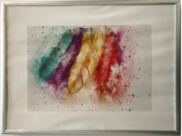 Bondecor Hliníkový fotorám, lišta šírka 10 mm, strieborný, 50 x 70 cm