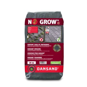 Dansand škárovací piesok „No Grow“ v 20 kg vreci. Piesok do škár brániaci rastu buriny.