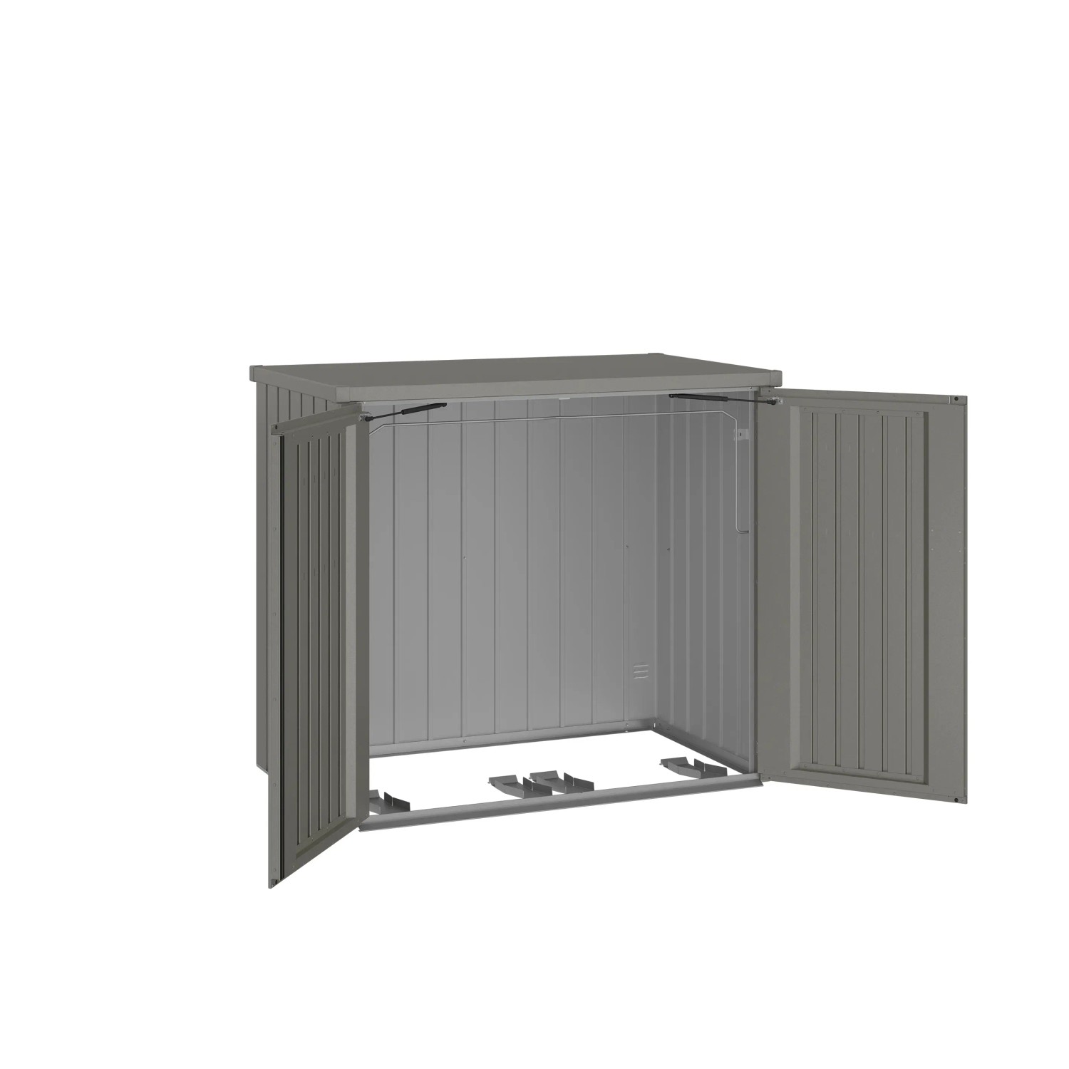 E-shop Biohort Box na popolnice Alex Duo kremeňovo sivý 148 x 88 x 129,5 cm