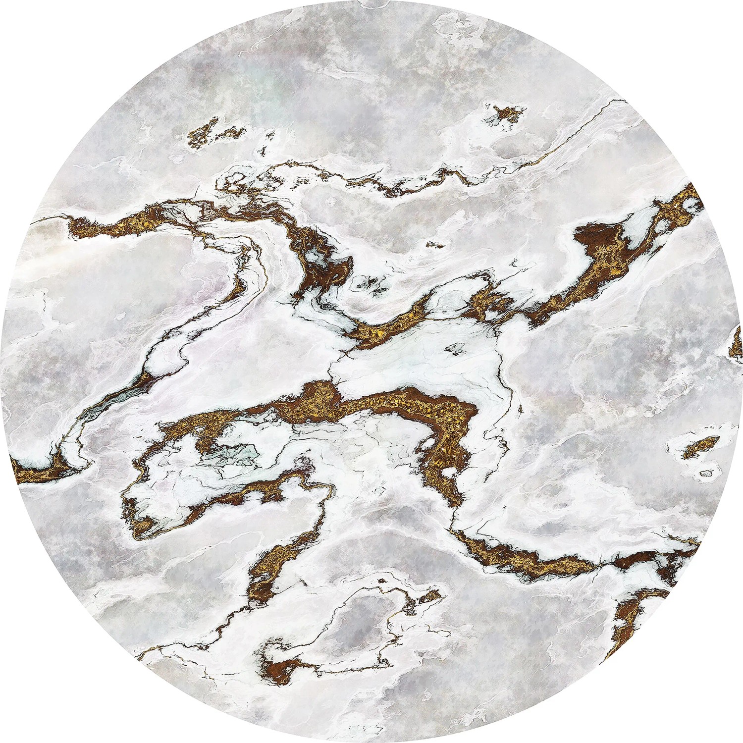 E-shop Komar Samolepiaca vliesová fototapeta Dot Marble Vibe pr. 125 cm
