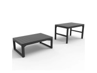 Allibert Stôl záhradný Lyon grafit 116 x 71 x 40-65 cm