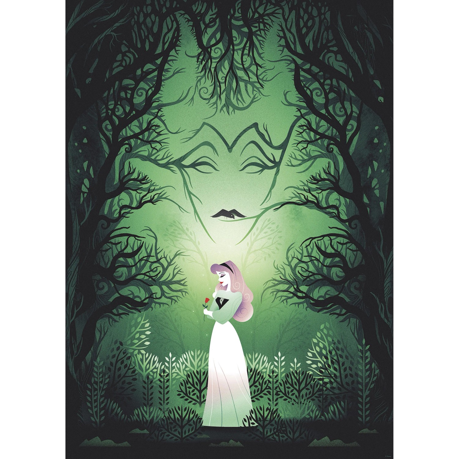 E-shop Komar Plagát Disney Sleeping Beauty Aurora Maleficent 50 x 70 cm