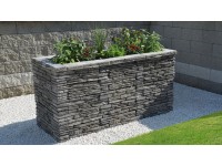 Semmelrock Kvetináč Bradstone Milldale sivá melírovaná 153,5 x 58 x 74 cm